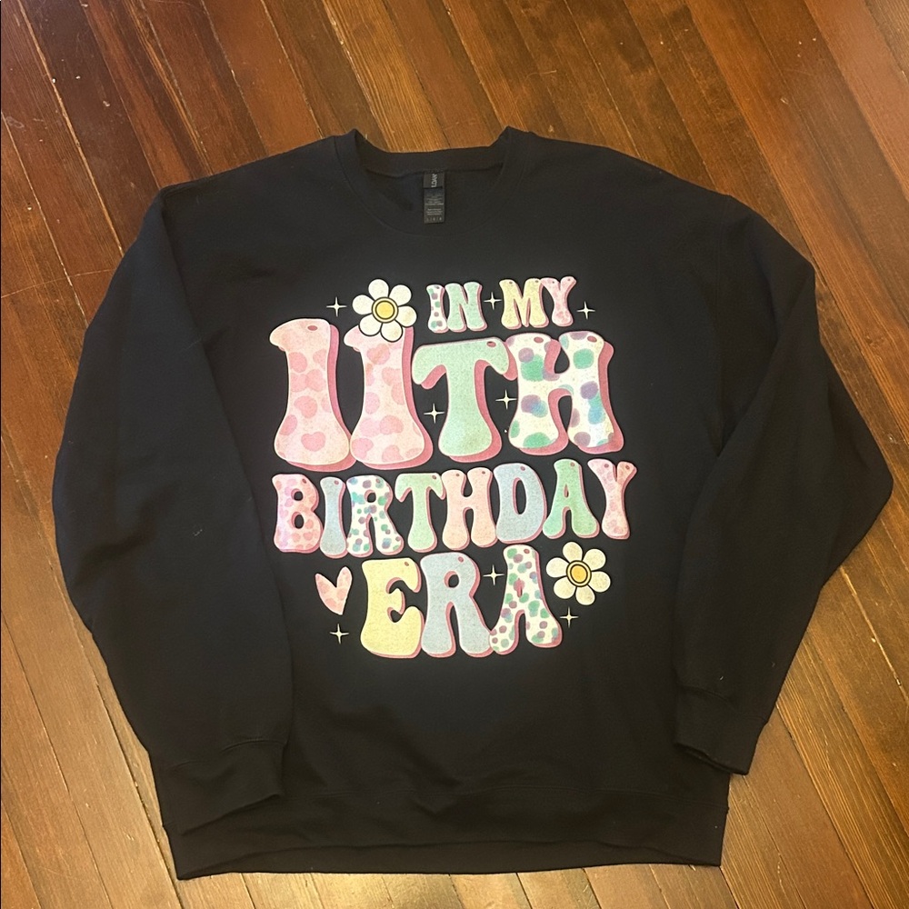 EUC 11th Birthday Graphic Sweatshirt